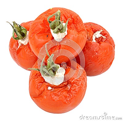 Rotten Mouldy Tomatoes Stock Photo