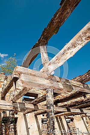 Rotten timbers Stock Photo
