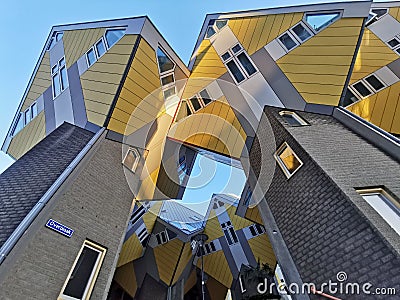 Rotterdam Cube house Editorial Stock Photo