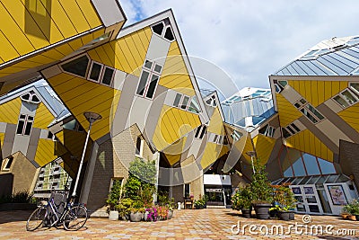 Rotterdam cube houses Editorial Stock Photo