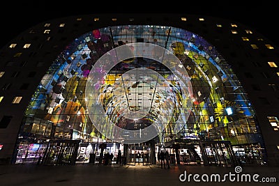 Rotterdam Markthal Editorial Stock Photo