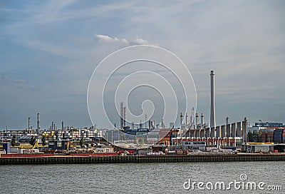 Benelux Zuid entrance to tunnel, Rotterdam, Netherlands Editorial Stock Photo