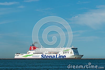 Stenaline car and passenger ferry Editorial Stock Photo