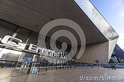 Rotterdan central station Editorial Stock Photo