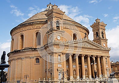 Rotunda of Mosta Church, Malta Stock Photo