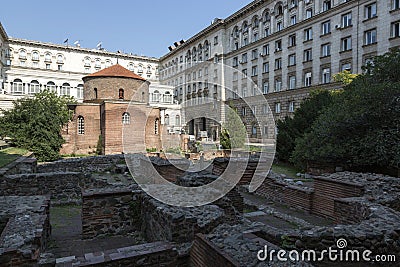 Rotunda of St. George. Architectural monument of Roman times. Editorial Stock Photo
