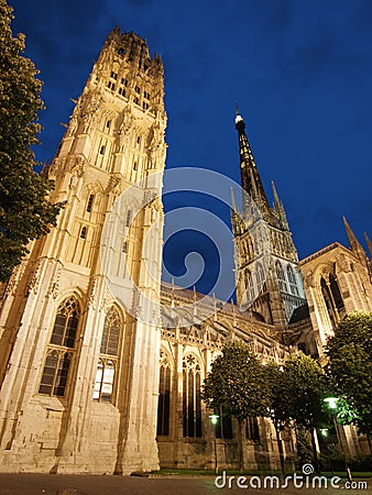 Rouen Cathedral Stock Photo