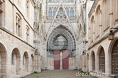 Rouen cathedral Stock Photo