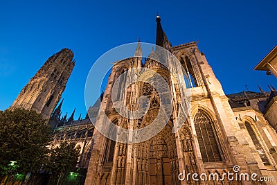 Rouen cathedral Stock Photo