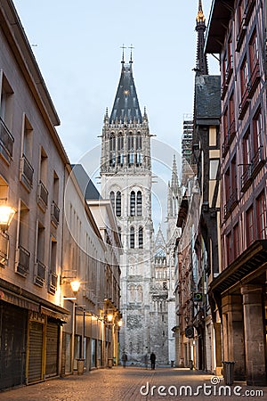 Rouen cityscape Stock Photo