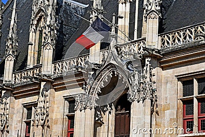 Rouen; France - september 21 2019 : law court Editorial Stock Photo