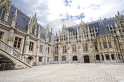 Rouen - Historic Palace Stock Photo
