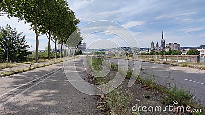 Rouen, NormÃ¢ndia, France, the city where Joana Darc died, a tourist site and incredible landscapes. Stock Photo