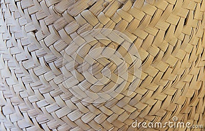 Rough braided straw sombrero texture Stock Photo