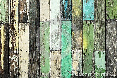 Rough color wooden wall texture Stock Photo