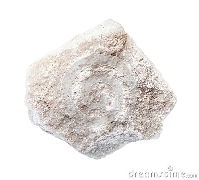 rough Marble rock isolated on white Stock Photo