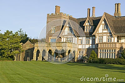 Rough Point as seen from the Cliff Walk, Cliffside Mansions of Newport Rhode Island Editorial Stock Photo