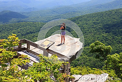 Rough Ridge Blue Ridge Boone North Carolina Editorial Stock Photo