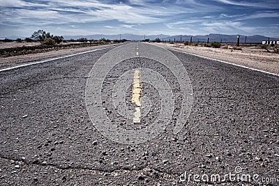 Rough Road Driving Stock Photo