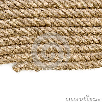 Rough rope background Stock Photo