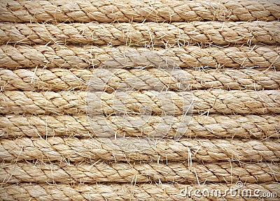 Rough rope background Stock Photo