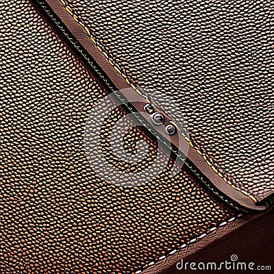 A rough and rugged interpretation of leather, with textures and patterns resembling a worn-out jacket or bag2, Generative AI Stock Photo