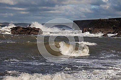 Rough Seas Stock Photo