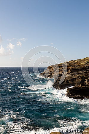 Rough seas Stock Photo