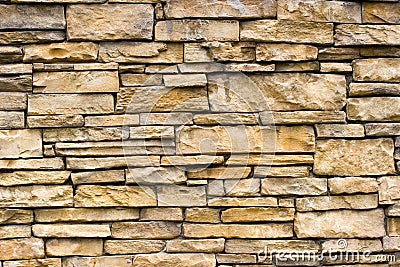 Rough Stone Wall Stock Photo