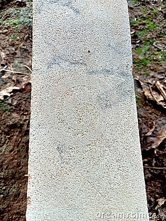 Rough-textured stone for sharpening sharp objects Stock Photo