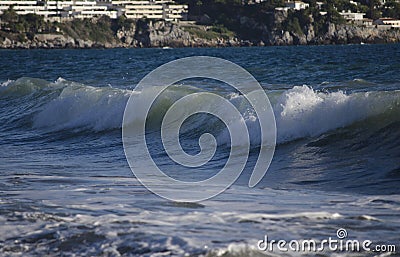 Rough wave Stock Photo