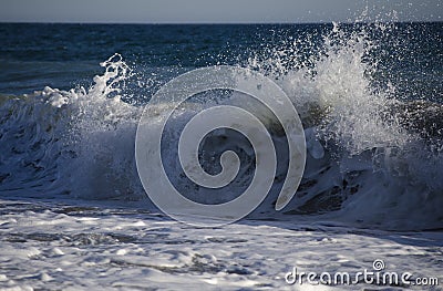 Rough wave Stock Photo