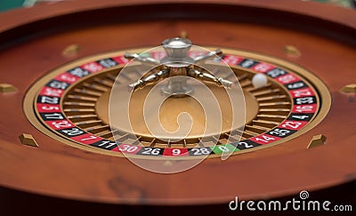 Roulette Table Stock Photo