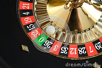 Roulette wheel Stock Photo