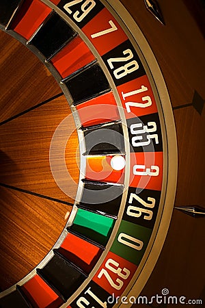 Roulette wheel Stock Photo