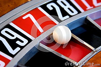 Roulette wheel Stock Photo