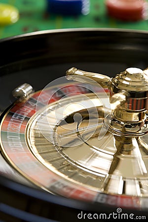 Roulette wheel Stock Photo