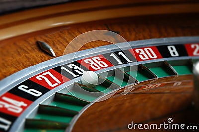 Roulette wheel Stock Photo