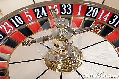 Roulette wheel Stock Photo