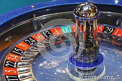 Roulette wheel casino Stock Photo