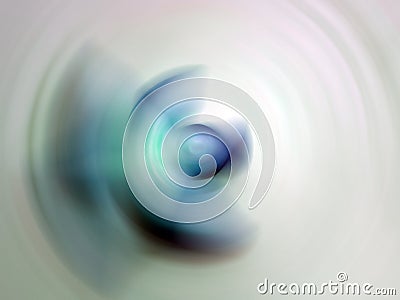 Round abstrack background in white and light blue Stock Photo