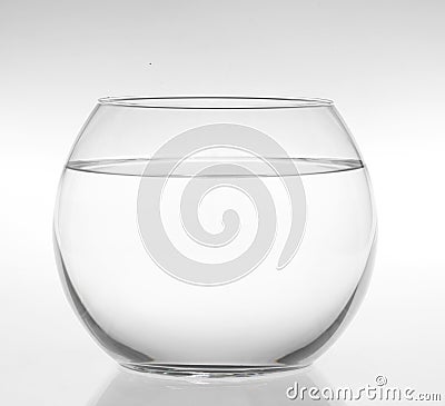 Round aquarium Stock Photo