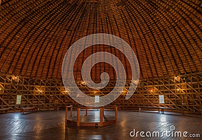 The Round Barn on Historic Route 66 Editorial Stock Photo