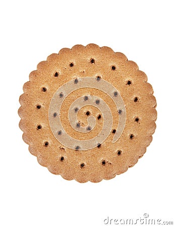 Round biscuits Stock Photo