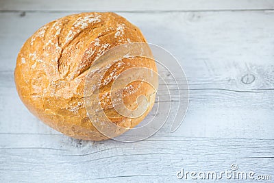 Round bread Stock Photo