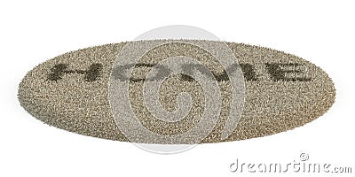 Round carpet Stock Photo