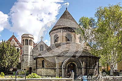 The Round Church of Holy Sepulchre, Cambridge Stock Photo