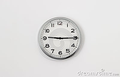 Clock 9:15 Stock Photo