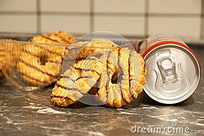 Round cookies Stock Photo