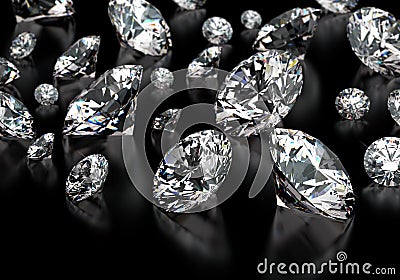 Diamonds Stock Photo